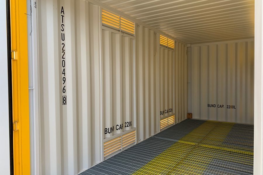 CONTENEDOR 20 PIES NUEVO CUBO ALTO MERCANCÍAS PELIGROSAS